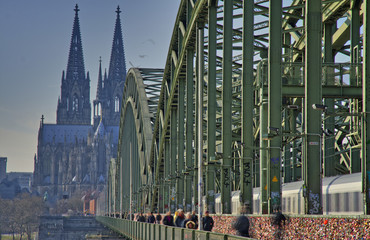 Fototapete - Hohenzollernbrücke