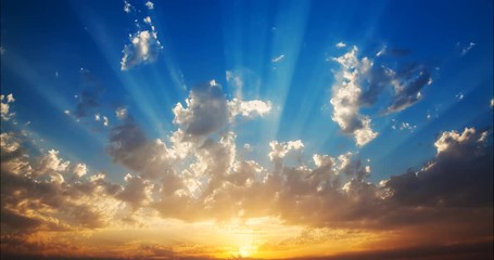 sunset and comfort and sun ray
