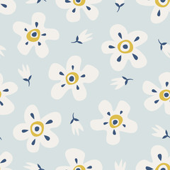 Poster - seamless floral pattern