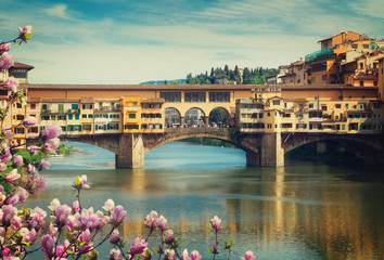 Canvas Print - Ponte Vecchio, Florence, Italy