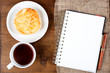 © sabthai - biscuit cup coffee white book pen