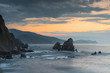© irantzuarb - Sunset in the coast cliffs