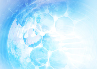 dna molecule structure background.
