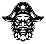 Cartoon Pirate Mascot