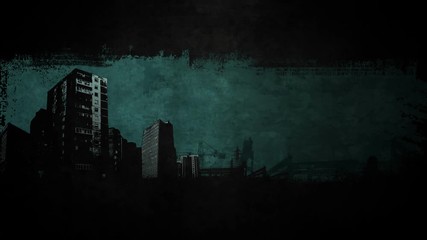 Wall Mural - Grungy design animation with space for text