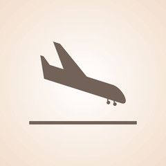 Icon Of Airplane.