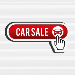 Sticker - car sale design 