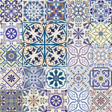 Fototapeta Kuchnia - Big vector set of tiles background.