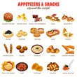 Appetizers and Snacks Icons