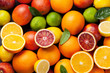 © evgeeenius - Fresh citruses. Orange, lemon, lime