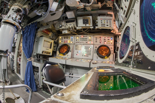 Submarine Control Room Interior View Buy This Stock Photo