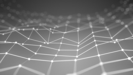 Wall Mural - network technology abstract background