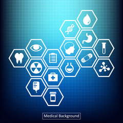 Canvas Print - Medical Background