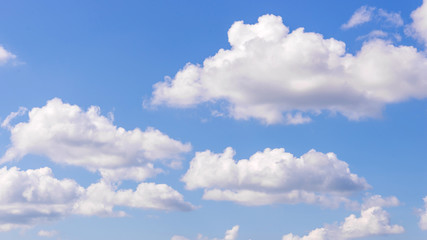 Blue sky with clouds nature for background