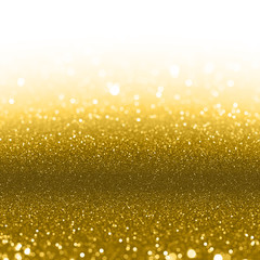 Gold glittering sparks background