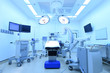 © nimon_t - equipment and medical devices in modern operating room take with art lighting and blue filter