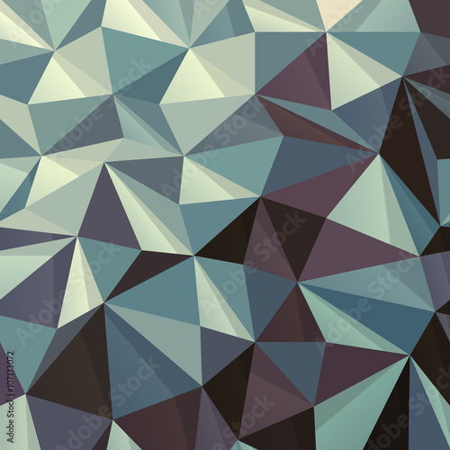 Obraz na płótnie canvas trzyczęściowy "tryptyk" Trójkąt abstrakcyjny wzór geometryczny