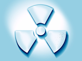 Wall Mural - Nuclear danger background