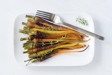 Wall Mural - Delicious Baby Rainbow Carrots