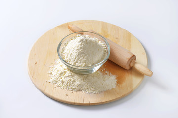 Poster - Wheat flour and rolling pin