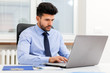 © Minerva Studio - Portrait of a businessman using his laptop