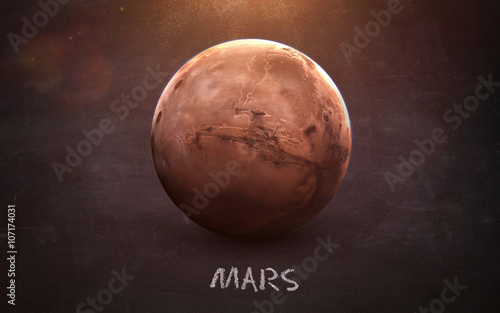 Mars High Resolution Images Presents Planets Of The Solar