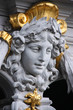 Paris, sculpture sur le pont Alexandre III, France