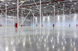 Large modern empty warehouse 
