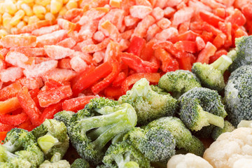 Wall Mural - Mixed vegetables background