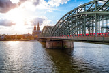 Fototapeta Mosty linowy / wiszący - Hohenzollernbrücke