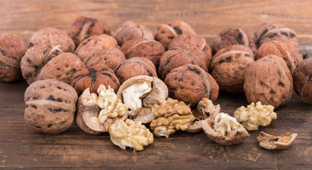 Wall Mural - Fresh walnuts