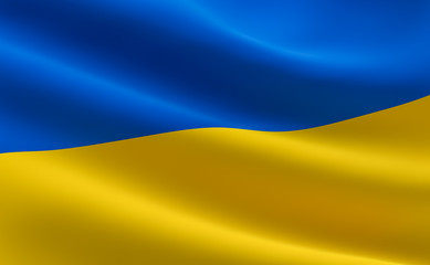 Canvas Print - Flag of Ukraine