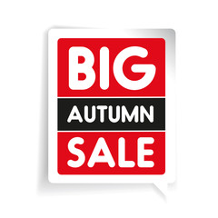 Wall Mural - Big autumn sale vector