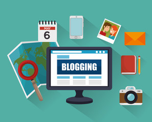 Wall Mural - blog management  design 
