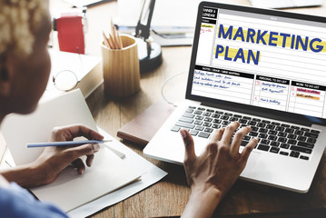 Poster - marketing plan strategy branding advertising commercial concept