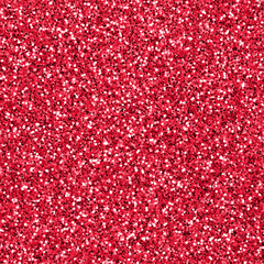 Poster - Red glitter background. Seamless grain texture