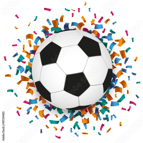 Football Confetti Adobe Stock