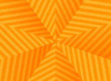 Abstract Orange Stars, Striped Background