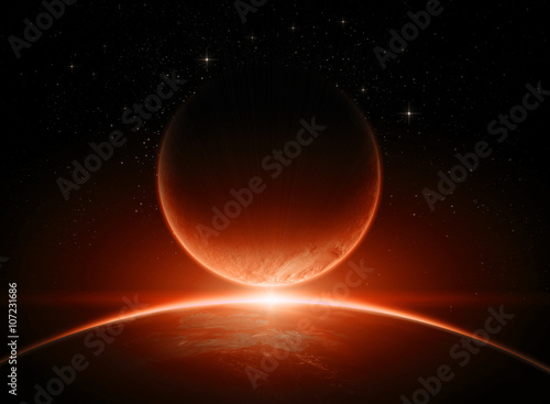 Fotografía Los planetas en el espacio