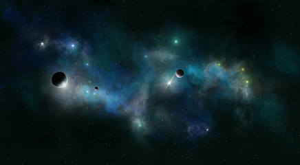 Wall Mural - Deep Space Star Field