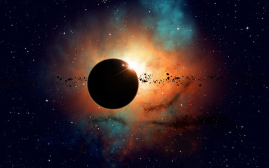 Wall Mural - Deep Space Eclipse