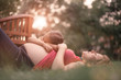 © Marko Novkov - Pregnant Mother and Daughter Expecting Newborn Brother