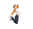 © Syda Productions - happy smiling boy jumping in air