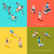 © K3Star - Fitness concept vector backgrounds
