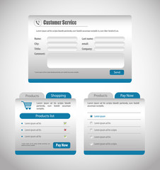 website design template design