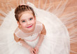 © svetamart - Happy adorable little girl in princess dress