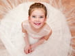 © svetamart - Happy adorable little girl in princess dress