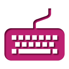 Sticker - Logo clavier ordinateur.