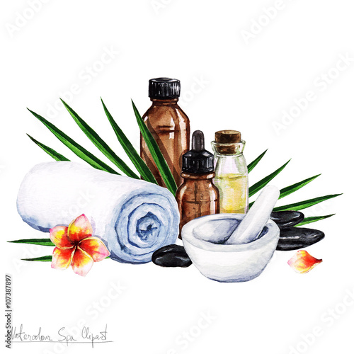 akwarela-clipart-spa-kolekcja