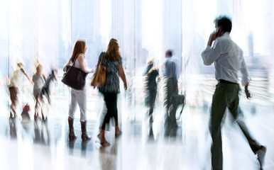 Wall Mural - group of people in the lobby business center